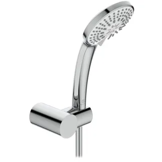 IDEAL STANDARD IDEALRAIN - Brausekombination ohne Brausestange in chrom, 8 l/min (3 bar) - Durchflussbegrenzer #B9452AA - Chrom
