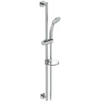 IDEAL STANDARD IDEALRAIN - Brausekombination mit Brausestange 903 mm in chrom, 8 l/min (3 bar) - Durchflussbegrenzer #B9502AA - Chrom