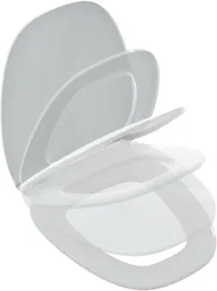 IDEAL STANDARD DEA - Sandwich Sitz 365x445x55 mm in weiß glänzend - SoftClosing WC #T676701 - Weiß (Alpin)