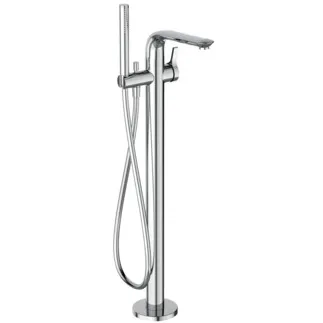 IDEAL STANDARD MELANGE - Freistehende Wannenarmatur 179x272x872 mm, 220 mm vertikaler Abstand bis Mitte Auslauf in chrom, Kit 1 required (A6133), 21.0 l/min (3 bar) - Click-Technologie, EPD, FirmaFlow, SmartShine Oberfläche #A6120AA - Chrom