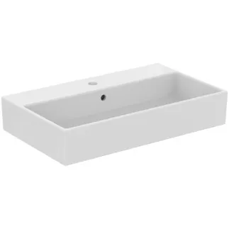 IDEAL STANDARD STRADA - Waschtisch 700x420x150 mm in weiß glänzend, 1 Hahnloch, mit Überlauf #K078201 - Weiß (Alpin)
