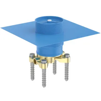 IDEAL STANDARD BUILT-IN - Unterputz-Bausatz 1 für freistehende Wannenarmaturen 106x136 mm in neutral, 28 l/min (3 bar) #A6133NU - Neutral
