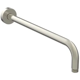 IDEAL STANDARD IDEALRAIN - Decken- & Wandanschluss 55x418x114 mm, 390 mm vertikaler Abstand bis Mitte Auslauf in silver storm - PVD Technologie #B9445GN - Edelstahl