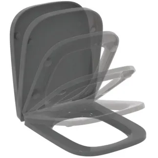 IDEAL STANDARD I.LIFE B - Wrapover Sitz 360x445x45 mm in heather - SoftClosing WC #T468358