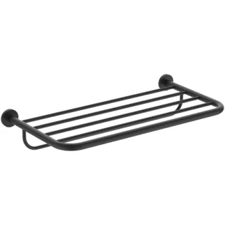 IDEAL STANDARD IOM - Handtuchrack 622x304x115 mm in schwarz #A9106XG - Silk Black