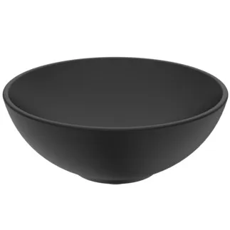 IDEAL STANDARD STRADA O - Schale 410x410x150 mm in schwarz seidenmatt, ohne Hahnloch, ohne Überlauf #K0795V3 - Schwarz