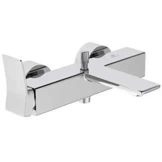 IDEAL STANDARD CONCA - Badearmatur AP 293x230x112 mm, 186 mm vertikaler Abstand bis Mitte Auslauf in chrom, 20.0 l/min (3 bar) - Click-Technologie, FirmaFlow, SmartShine Oberfläche #BC762AA - Chrom