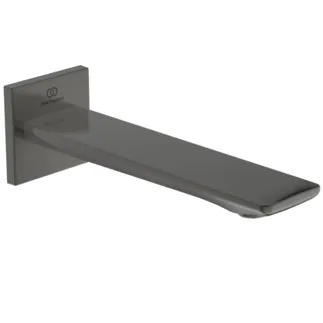 IDEAL STANDARD CONCA - Wandauslauf 65x65 mm, 180 mm vertikaler Abstand bis Mitte Auslauf in magnetic grey, 20 l/min (3 bar) - PVD Technologie #BC769A5 - Magnetic Grey