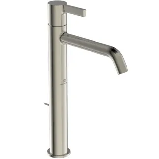 IDEAL STANDARD JOY - Waschtischarmatur 48x219x313 mm, 170 mm vertikaler Abstand bis Mitte Auslauf in silver storm, 5 l/min (3 bar), mit Ablaufgarnitur - EasyFix, Strahlregler, Verdeckter Strahlregler, Durchflussbegrenzer, EPD, FirmaFlow, PVD Technologie #BC781GN - Edelstahl