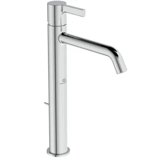IDEAL STANDARD JOY - Waschtischarmatur 48x219x313 mm, 170 mm vertikaler Abstand bis Mitte Auslauf in chrom, 5 l/min (3 bar), mit Ablaufgarnitur - EasyFix, Strahlregler, Verdeckter Strahlregler, Durchflussbegrenzer, EPD, FirmaFlow, SmartShine Oberfläche #BC781AA - Chrom