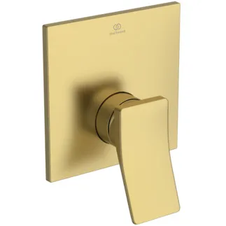 IDEAL STANDARD CONCA - Brausearmatur UP Bausatz 2 163x102x196 mm in brushed gold, Kit 1 required (A1000), 23 l/min (3 bar) - Click-Technologie, EPD, PVD Technologie. BITTE BEACHTEN SIE: Dieses Produkt wird aus dem Sortiment genommen und durch A8733A2 ersetzt. #A7373A2 - Brushed Gold