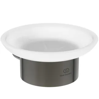 IDEAL STANDARD CONCA - Seifenschale 109x115x46 mm in magnetic grey - PVD Technologie #T4509A5 - Magnetic Grey