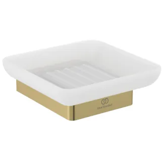 IDEAL STANDARD CONCA - Seifenschale 105x105x38 mm in brushed gold - PVD Technologie #T4508A2 - Brushed Gold