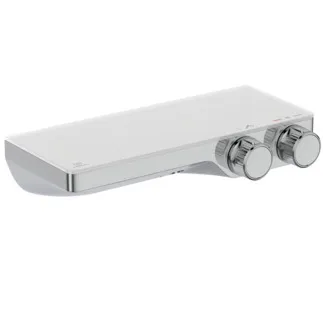 IDEAL STANDARD Ceratherm S200 - Brausearmatur AP 314x150x75 mm in chrom, 23 l/min (3 bar) - Thermostatfunktion, Wasser- & Energiesparend, Sicherheitssperre, SmartShine Oberfläche #A7329AA - Chrom