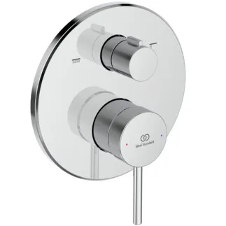 IDEAL STANDARD CERALINE NUOVO - Badearmatur UP Bausatz 2 157x64x186.5 mm in chrom, Kit 1 required (A1000NU), 20 l/min (3 bar) - SmartShine Oberfläche #A8568AA - Chrom