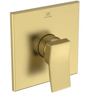 IDEAL STANDARD CONCA - Brausearmatur UP Bausatz 2 157x69x155.5 mm in brushed gold, Kit 1 required (A1000NU), 20 l/min (3 bar) - PVD Technologie #A8733A2 - Brushed Gold