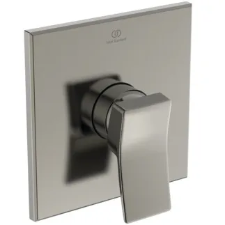 IDEAL STANDARD CONCA - Brausearmatur UP Bausatz 2 157x69x155.5 mm in silver storm, Kit 1 required (A1000NU), 20 l/min (3 bar) - PVD Technologie #A8733GN - Edelstahl