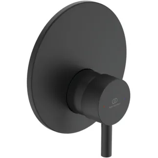 IDEAL STANDARD CERALINE - Brausearmatur UP Bausatz 2 163x83x184 mm in schwarz, Kit 1 required (A1000), 23 l/min (3 bar) - Click-Technologie, EPD. BITTE BEACHTEN SIE: Dieses Produkt wird aus dem Sortiment genommen und durch A8566XG ersetzt. #A7388XG - Silk Black