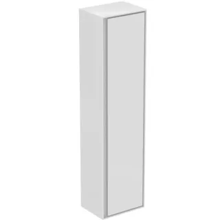 IDEAL STANDARD C.AIR - Schrank 400x300x1600 mm in weiß glänzend / weiß matt, 1 Tür - SoftClosing, Vormontiert #E0832B2 - Weiß glänzend / weiß matt