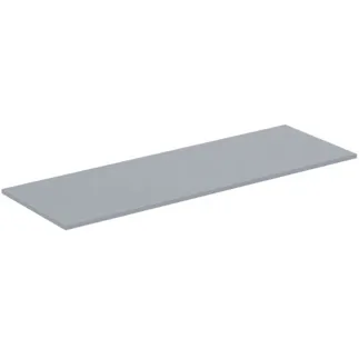 IDEAL STANDARD C.AIR - Waschtischplatte 1304x442x18 mm in hellgrau glänzend /weiß matt #E1147EQ - Hellgrau glänzend / weiß matt