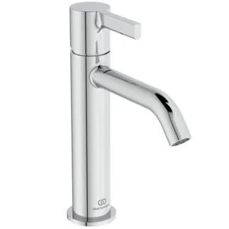 IDEAL STANDARD JOY - Waschtischarmatur 48x166.5x207 mm, 135 mm vertikaler Abstand bis Mitte Auslauf in chrom, 3.8 l/min (3 bar), ohne Ablaufgarnitur - Strahlregler, Verdeckter Strahlregler, FirmaFlow, SmartShine Oberfläche #BE279AA - Chrom
