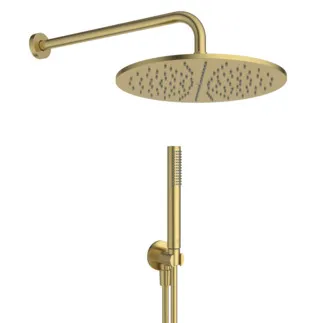 IDEAL STANDARD IDEALRAIN - Duschpaket in brushed gold - PVD Technologie #BD825A2 - Brushed Gold