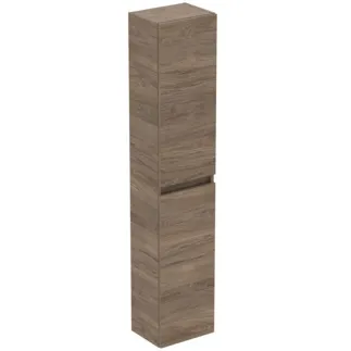 IDEAL STANDARD EUROVIT+ - Schrank 300x236x1500 mm in nussbaum geflammt, 2 Türen - Grifflos, SoftClosing, Vormontiert, Nachhaltig gewonnenes Holz #R0268Y9 - nussbaum geflammt