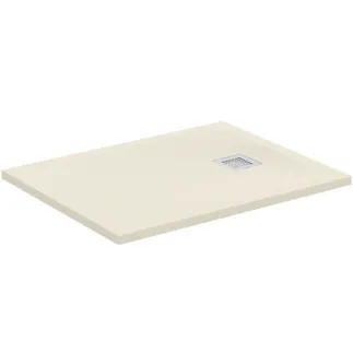 IDEAL STANDARD ULTRA FLAT S - Rechteck-Brausewanne 900x700x30 mm in sandstein, ohne Ablaufgarnitur - Antibakteriel, Rutschhemmende Oberfläche, Barrierefrei, gemäß DIN 18040, Zuschneidbar, Reparierbar, 30 mm Höhe #K8190FT - Sandstein