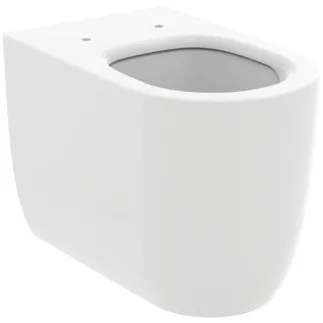 IDEAL STANDARD BLEND CURVE - Stand-WC (rückseitig offen) 355x560x400 mm in weiß seidenmatt, CL1 Vollspülung 3.9 - 6 l/min, horizontaler Ablauf - CL1, CL2, Spültechnologie AquaBlade #T3751V1 - Seidenweiß