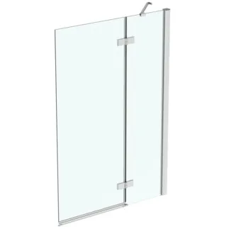 IDEAL STANDARD I.LIFE - Badewannenabtrennung 1000x240x1505 mm in rahmen silber, klarglas #T4886EO - Rahmen Silber, Klarglas