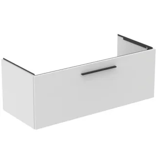 IDEAL STANDARD I.LIFE B - Waschtisch-Unterschrank 1200x505x440 mm in weiß, 1 Schublade - SoftClosing, Vormontiert, Nachhaltig gewonnenes Holz #T5515DU - Weiß
