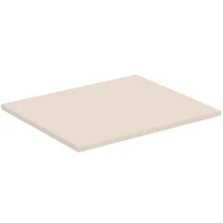 IDEAL STANDARD I.LIFE B - Waschtischplatte 602x507x16 mm in sandbeige matt - Nachhaltig gewonnenes Holz #T5281NF - Sandbeige