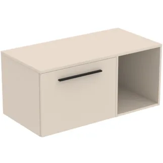 IDEAL STANDARD I.LIFE B - Möbelpaket 1002x507x456 mm in sandbeige matt - SoftClosing, Nachhaltig gewonnenes Holz #T5754NF - Sandbeige