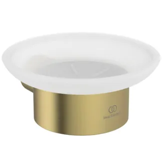 IDEAL STANDARD CONCA - Seifenschale 109x115x46 mm in brushed gold - PVD Technologie #T4509A2 - Brushed Gold