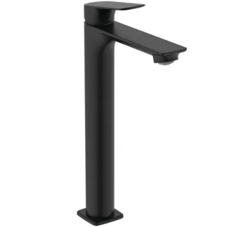 IDEAL STANDARD CERALIFE C - Waschtischarmatur 48x175.5x295 mm, 135 mm vertikaler Abstand bis Mitte Auslauf in schwarz, 3.8 l/min (3 bar), ohne Ablaufgarnitur - Strahlregler, FirmaFlow #BE050XG - Silk Black