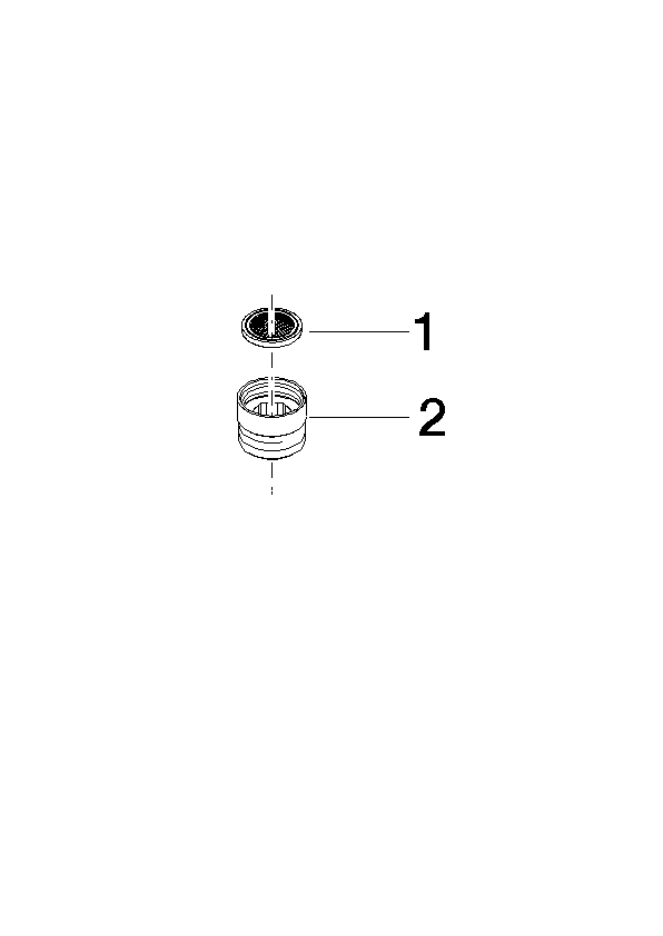 DORNBRACHT Adapter für Brauseabgang 3/8" x 1/2" - Dark Bronze gebürstet (PVD) #12202979-43