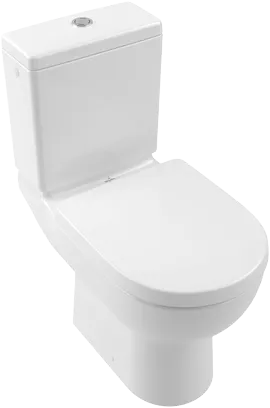 VILLEROY BOCH O.novo Tiefspül-WC spülrandlos für Kombination, bodenstehend, mit TwistFlush, Weiß Alpin #5661C001