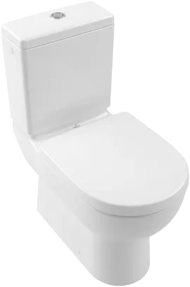 VILLEROY BOCH O.novo Tiefspül-WC für Kombination, bodenstehend, mit TwistFlush, Weiß Alpin #5661C101