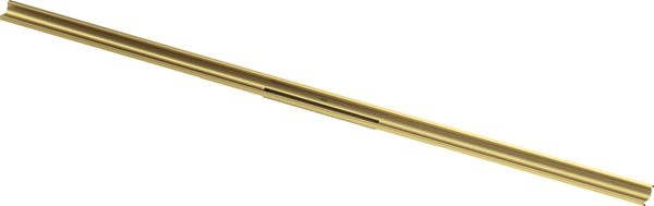 TECE TECEdrainway Duschprofil mit farbiger Oberfläche, Messing gebürstet, 1600 mm #691630
