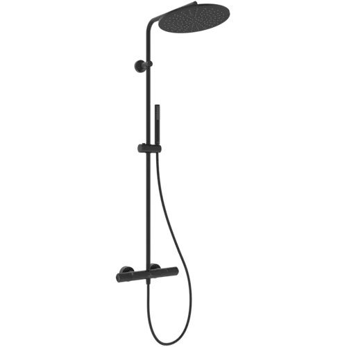 VILLEROY BOCH Universal Showers Duschsystem für Wandmontage, Matt Black #TVS000032000K5