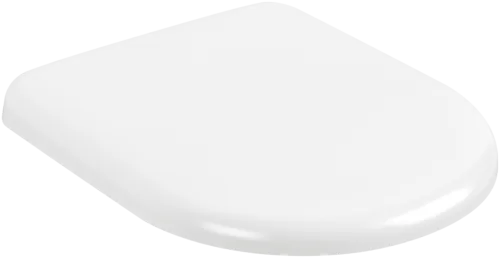 VILLEROY BOCH Skyla WC-Sitz, mit Absenkautomatik (SoftClosing), mit abnehmbaren Sitz (QuickRelease), Stone White #8M81S1RW