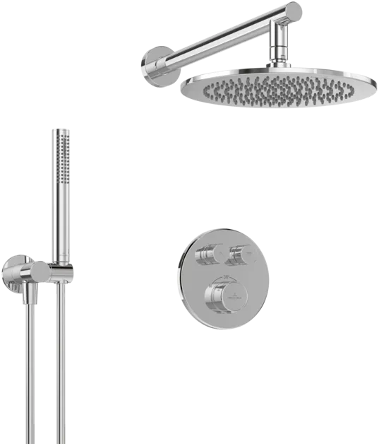 VILLEROY BOCH Universal Taps & Fittings Duschsystem für Wandmontage, Chrom #TVZ00010500061