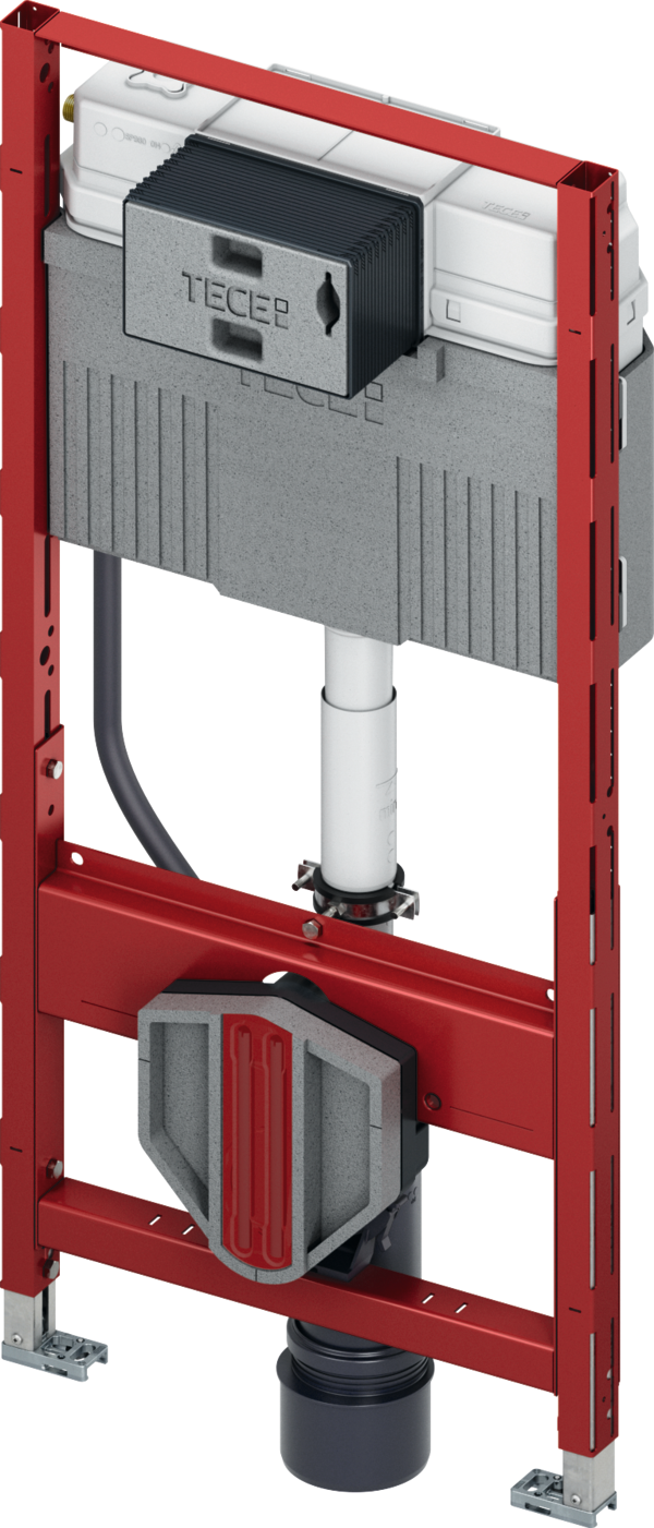 TECE TECEprofil WC-Modul mit Uni-Spülkasten und variabler Höhenverstellung des unteren Bauraums, Bauhöhe 1120 mm #9300307