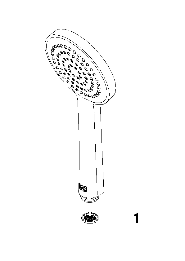 DORNBRACHT Handbrause - Dark Bronze gebürstet (PVD) #28015979-43