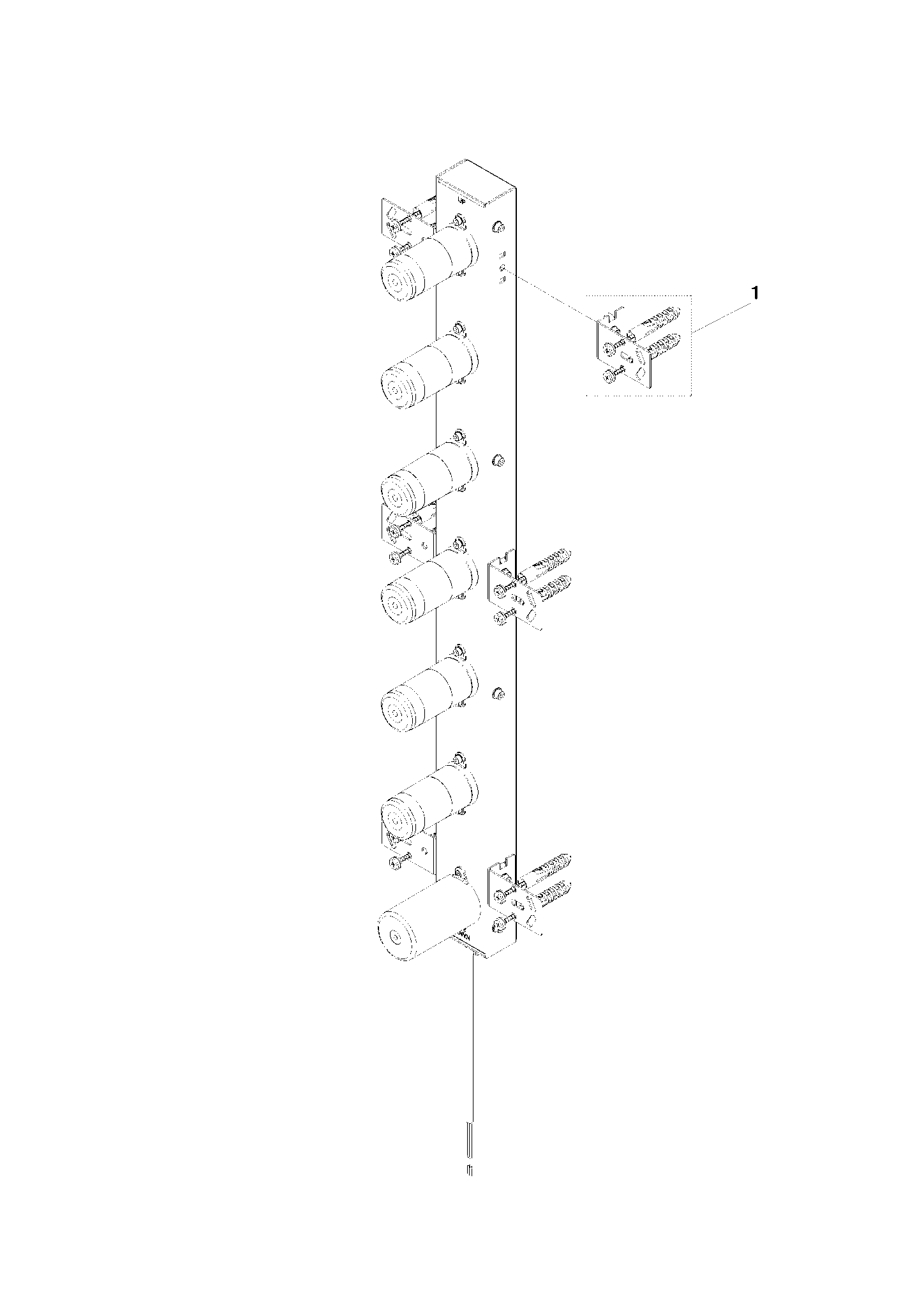 DORNBRACHT UP-Wandeinbaukasten für Handtuchwärmer , 6-fach , mit Bedienelement - #3531497090