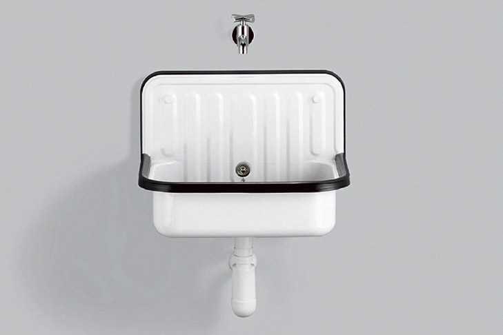 ALAPE Ausgussbecken AG.STAHLFORM510U 1200000000 weiss