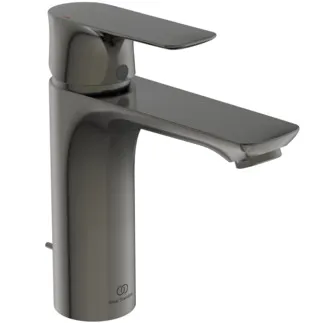 IDEAL STANDARD CONNECT AIR - Waschtischarmatur 48x180x176 mm, 125 mm vertikaler Abstand bis Mitte Auslauf in magnetic grey, 5 l/min (3 bar), mit Ablaufgarnitur - EasyFix, Strahlregler, Click-Technologie, Durchflussbegrenzer, EPD, FirmaFlow, PVD Technologie #A7053A5 - Magnetic Grey