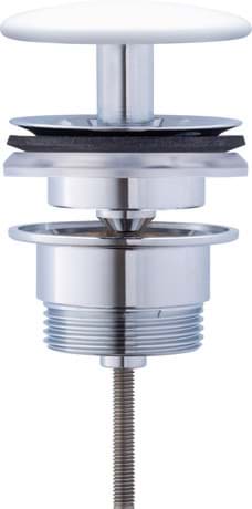 DURAVIT Schaftventil 005078 #0050780000 - Farbe 00, Weiß Ø 65 mm