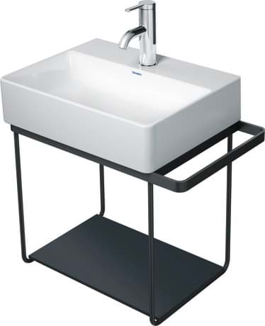 DURAVIT Glaseinleger 009966 Design by Duravit #0099668400 - Farbe 82, Cubic Line, Material: Einscheibensicherheitsglas nach EN 12150-1 420 mm