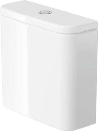 DURAVIT Spülkasten 095300 Design by sieger design #09530000052 - © Farbe 00, Weiß Hochglanz, Spülwassermenge: 6/3 l, Inkl. Innengarnitur, Unified Water Label (UWL) Klasse: 2 390 x 145 mm